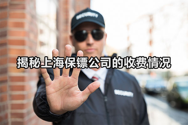 揭秘上海保镖公司的收费情况